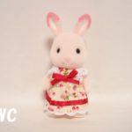 ⑦シルバニアファミリー　ももいろウサギ　赤ちゃん　非売品