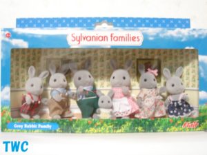 Gray Rabbit Family シルバニア 海外版 グレーウサギファミリー | Teeny Weeny Club