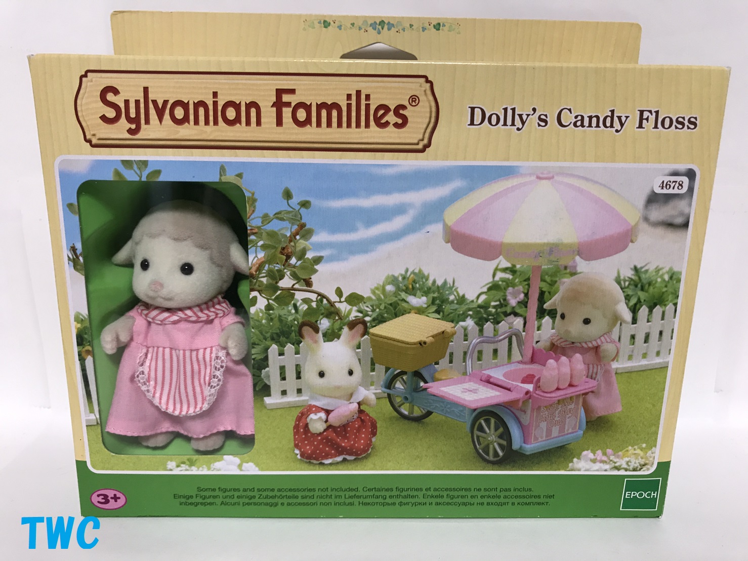 シルバニアファミリー　ひつじ　綿菓子　海外　Dolly'sCandyFloss